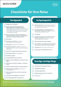 Checkliste Reise