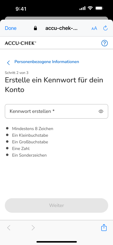 03 - Register - Password empty