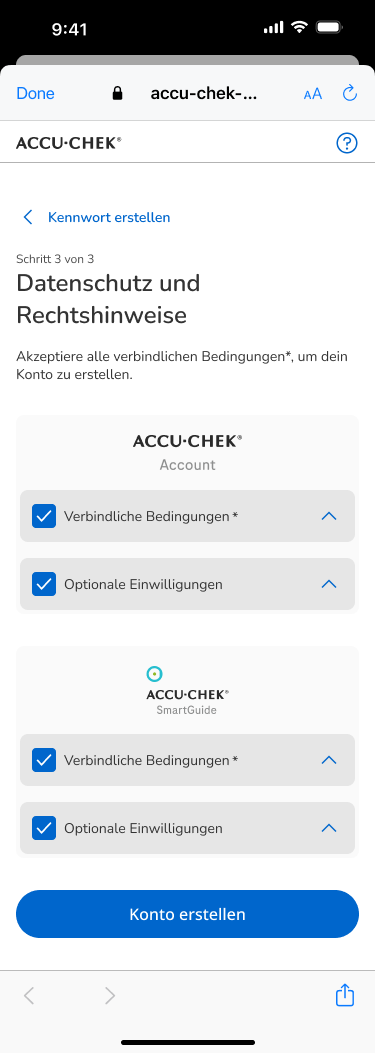 04 - Register - Consents collapsed selected