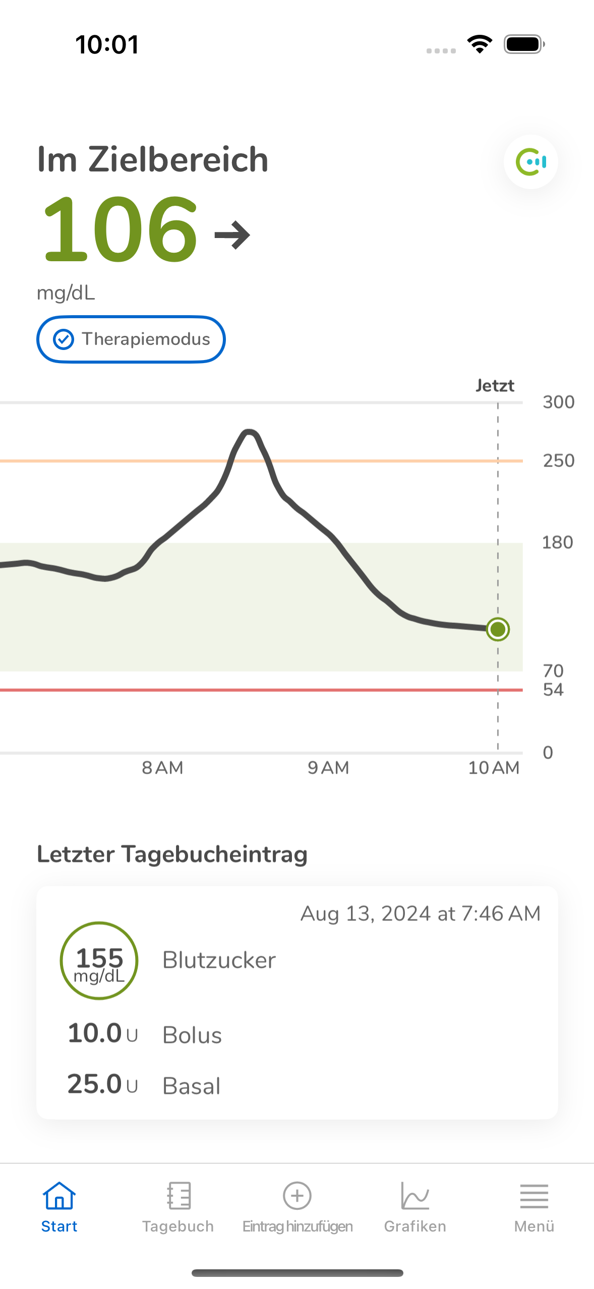 HomeDashboardWithLogbookEntriesInRangeMg_ID48