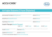 Vorschaubild der Diabetes-Notfallkarte.