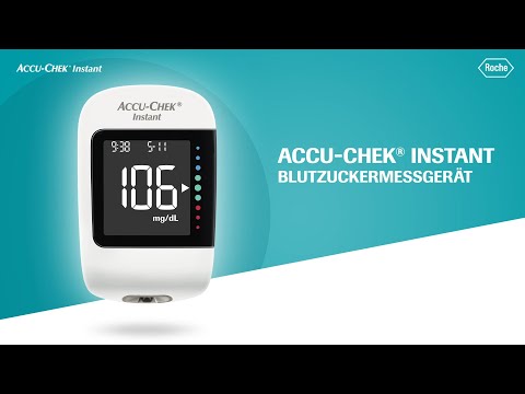 Accu-Chek Instant: Einstellen von Uhrzeit und Datum