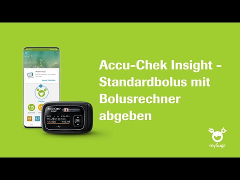 Accu-Chek Insight - Standardbolus mit Bolusrechner abgeben