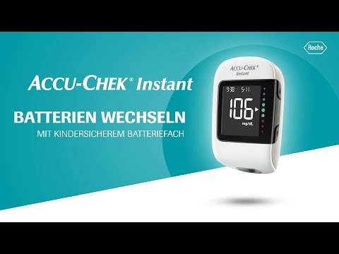 Accu-Chek Instant: Batteriewechsel