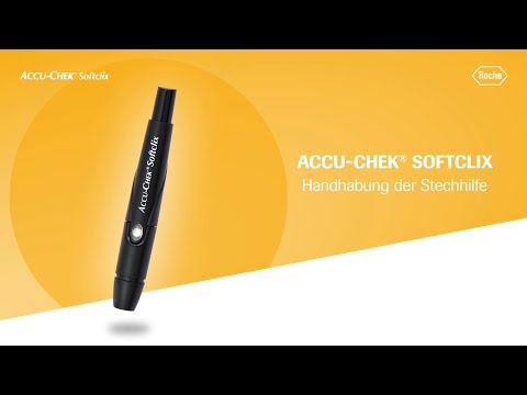 Handhabung Accu-Chek Softclix Stechhilfe