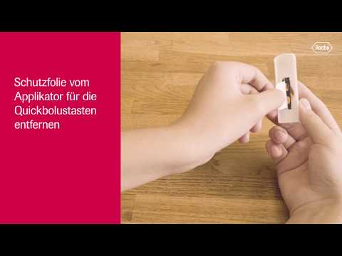 Accu-Chek Insight: Sicherheitsrahmen befestigen